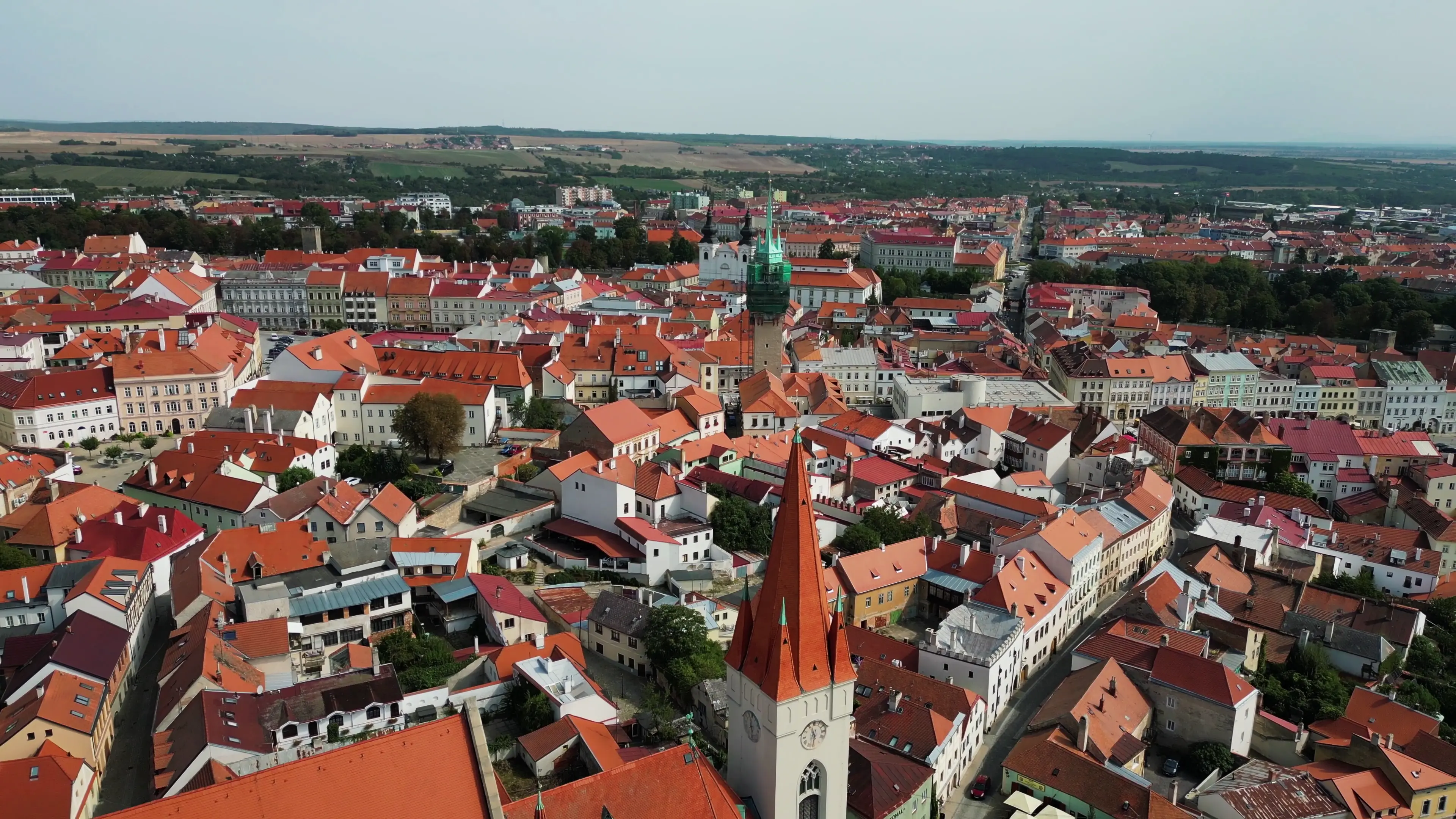 Praha - Zlatá hodina nad centrem